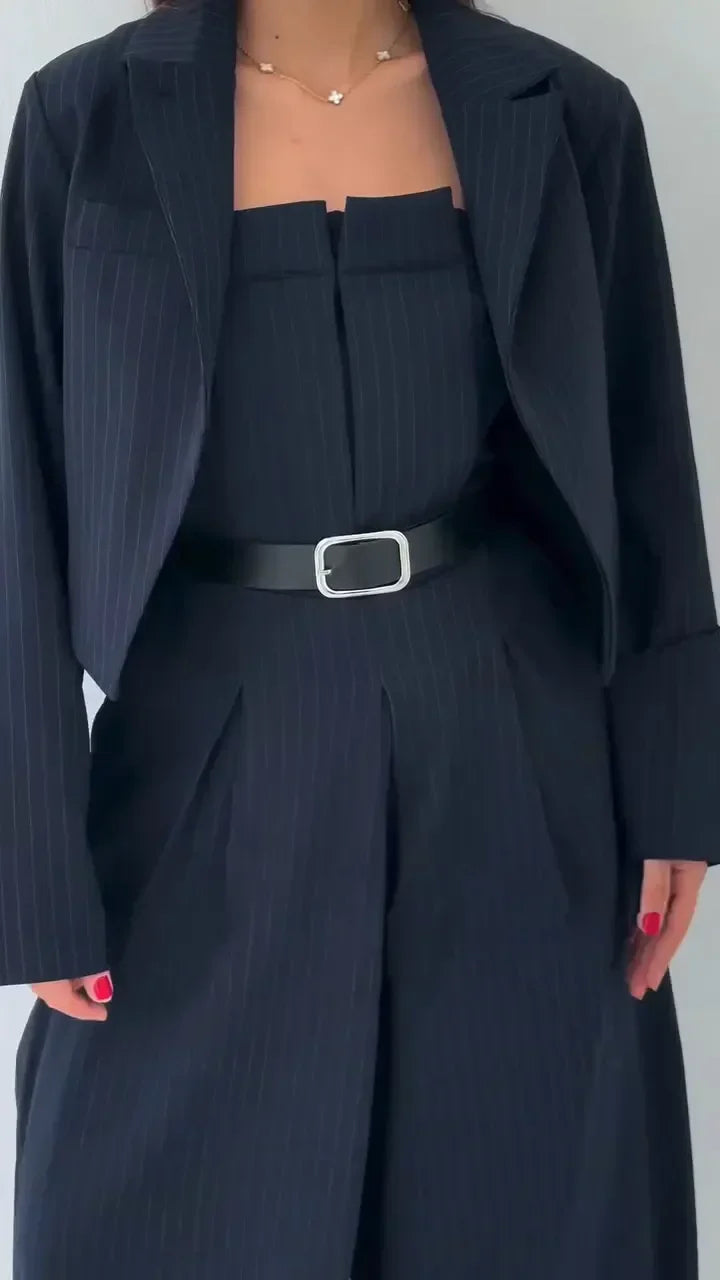 Emilia™ – damski zestaw bustier + marynarka – elegancki i modny styl