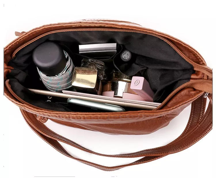 FREYA | Skórzana Torebka na Ramię