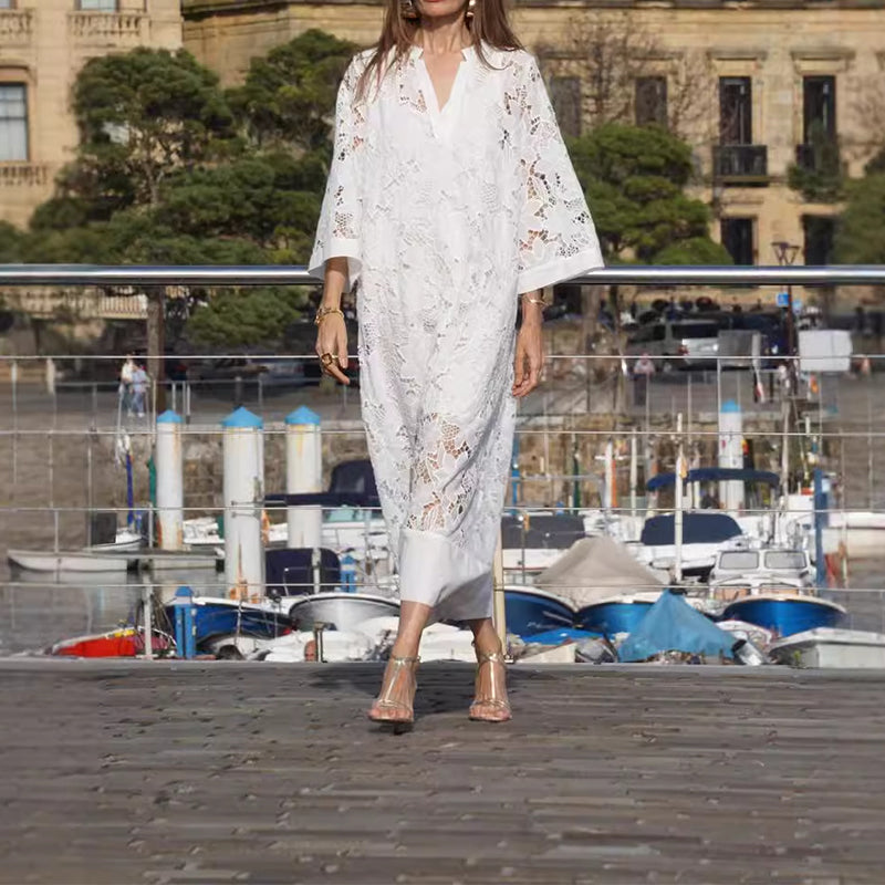 FRANCISCA | Elegancka Sukienka z Krawędziami